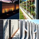 22 Concrete Block Fence Ideas for Privacy & Modern Style