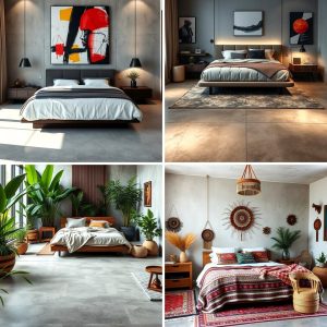 22 Concrete Floor Bedroom Ideas for Sleek and Serene Spaces