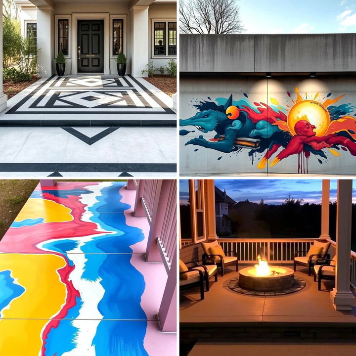 22 Concrete Porch Ideas to Create a Durable and Inviting Entryway