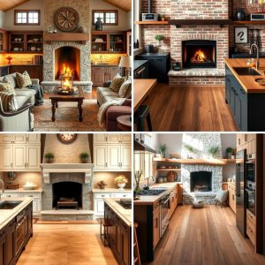 22 Cozy Kitchens With Fireplaces Design Inspiration and Ideas