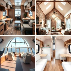 22 Cozy One-Room Cabin Interior Design Concepts