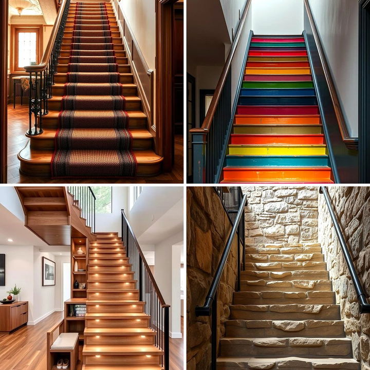 22 Creative Basement Stair Ideas to Maximize Your Space