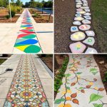 22 Creative Concrete Walkway Painting Ideas for Vibrant Garden Paths