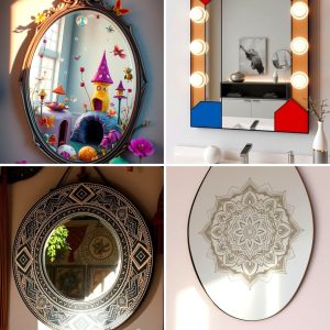 22 Creative Mirror Painting Ideas for Unique Wall Art Decor