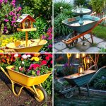 22 Creative Old Wheelbarrow Repurposing Garden Ideas
