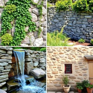 22 Creative Stone Wall Designs to Enhance Your Outdoor Space