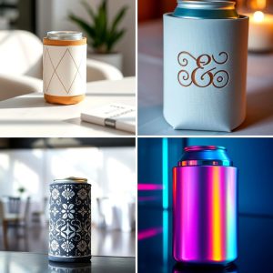 22 Custom Wedding Koozie Ideas for Practical Party Favors