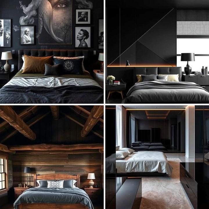 22 Dark Bedroom Ideas for a Moody and Intimate Space - Lost At E Minor