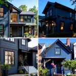 22 Dark Blue House With Black Trim Design Inspiration