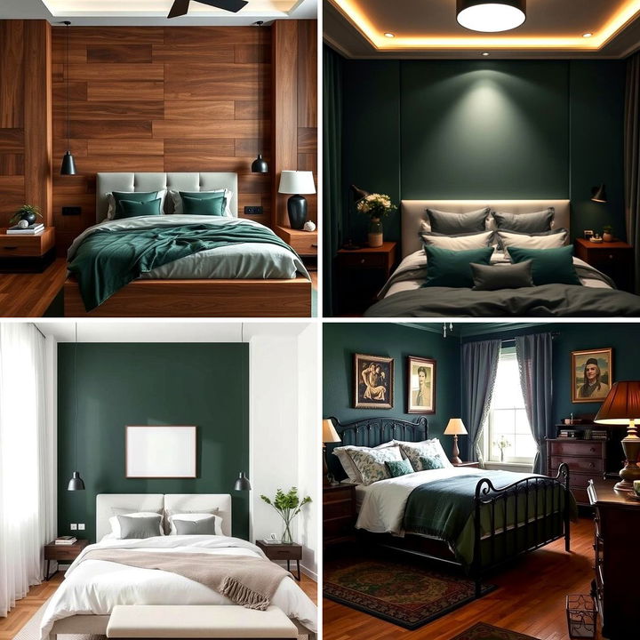 22 Dark Green Bedroom Ideas for a Relaxing Ambiance - Lost At E Minor