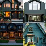 22 Dark Green Exterior Paint Schemes for Curb Appeal