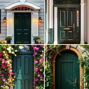 22 Dark Green Front Door Ideas for an Inviting Entryway
