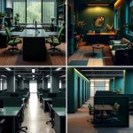 22 Dark Green Office Ideas for a Focused Work Environment