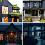22 Dark Grey House Exterior Ideas for Bold Curb Appeal