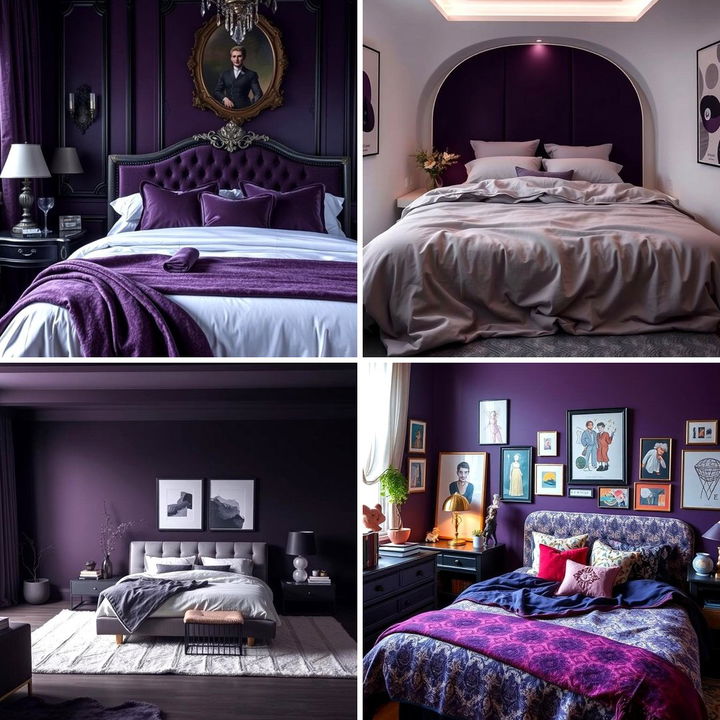 22 Dark Purple Bedroom Ideas for Luxurious Ambiance - Lost At E Minor