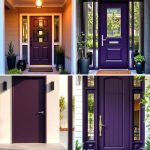 22 Dark Purple Front Door Ideas for a Striking Entry