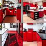22 Dramatic Red and Black Kitchen Design Concepts