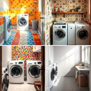 22 Durable Laundry Room Tile Designs for Style and Function
