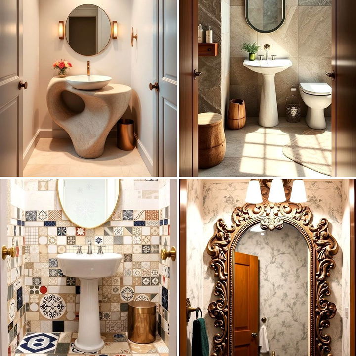 22 Eclectic Powder Room Decor Ideas & Design Tips - Lost At E Minor