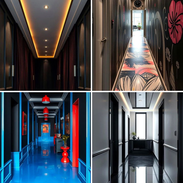 22 Elegant Black Hallway Design Ideas for Modern Homes - Lost At E Minor
