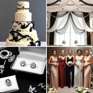 22 Elegant Black and White Wedding Theme Inspirations