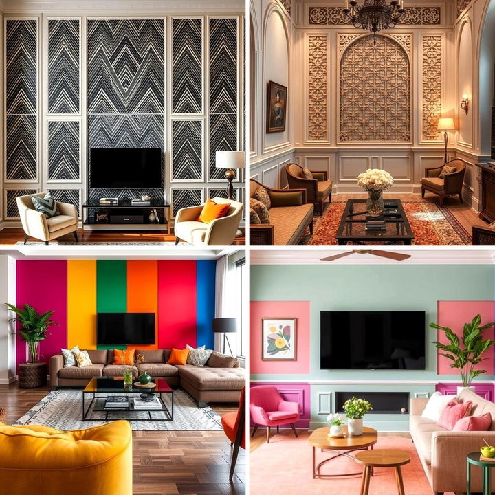 View of 22 Elegant Living Room Wainscoting Design Concepts - Lost At E Minor