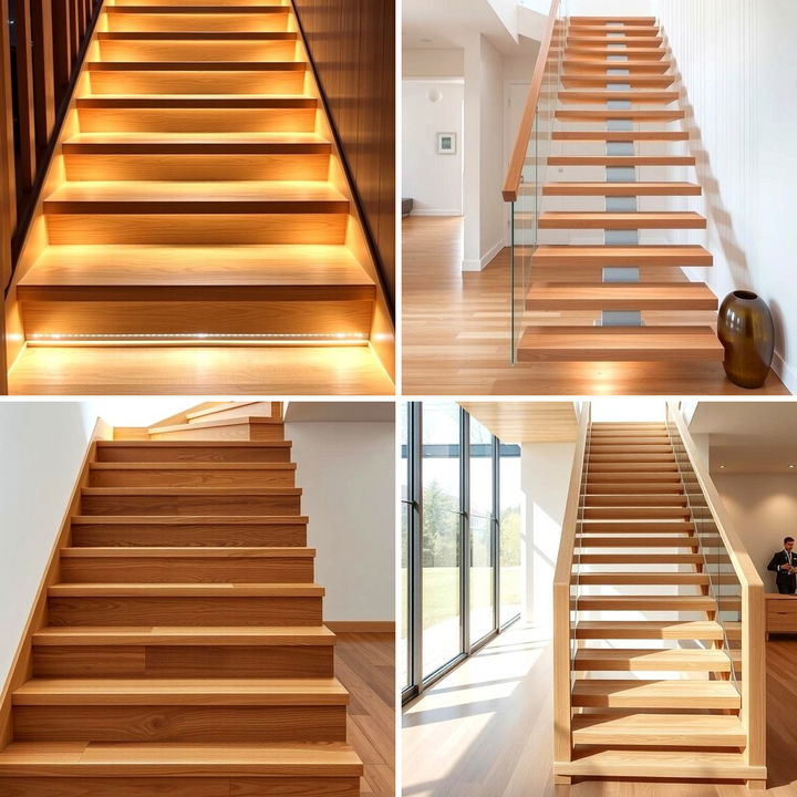 22 Elegant White Oak Staircase Designs for Modern Homes