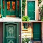 22 Emerald Green Front Door Ideas for Curb Appeal Boost