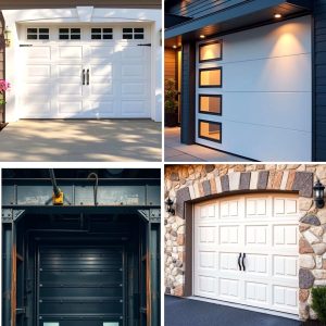 22 Exterior Garage Door Trim Design and Style Ideas