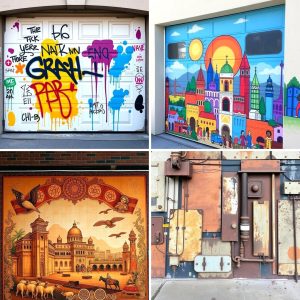 22 Eye-Catching Garage Door Mural Design Concepts