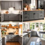 22 Farmhouse Kitchen Ideas with Gray Cabinets for Modern Style