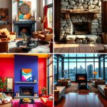 22 Fireplace Between Windows Design Ideas for Cozy Homes