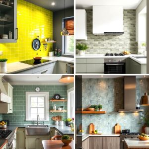 22 Fresh Kitchen Ideas with Green Backsplash for Vibrant Style