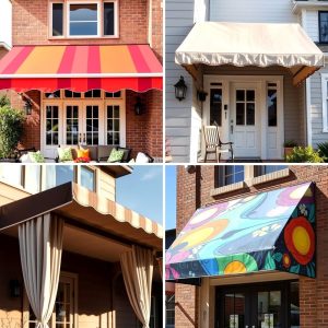 22 Functional Front Porch Awning Ideas for Shade and Rain Protection