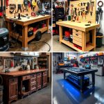 22 Functional Garage Workbench Designs for DIYers