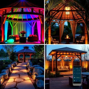 22 Gazebo Lighting Ideas Ambient and Functional Outdoor Illumination