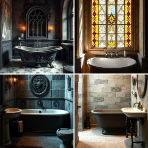 22 Gothic Bathroom Ideas Moody and Dramatic Design Inspirations