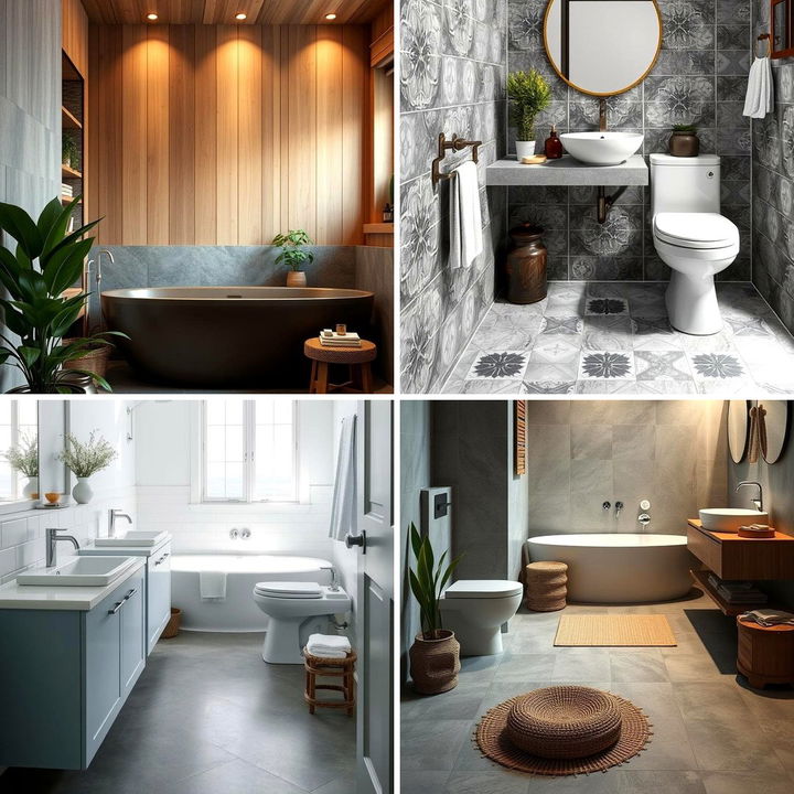 22 Gray Floor Bathroom Designs for Modern Elegance - Lost At E Minor