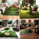 22 Green Carpet Living Room Ideas for Cozy Nature-Inspired Floors