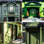 22 Green House Exterior Ideas with Black Trim Contrast