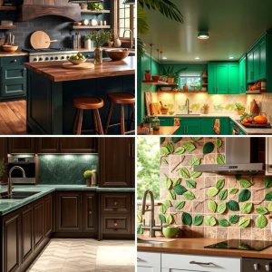 22 Green and Brown Kitchen Themes for Earthy Charm