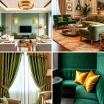 22 Green and Gold Living Room Design Ideas for Elegance
