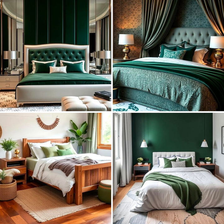 22 Green & White Bedroom Ideas for Crisp, Airy Sleep Spaces - Lost At E ...