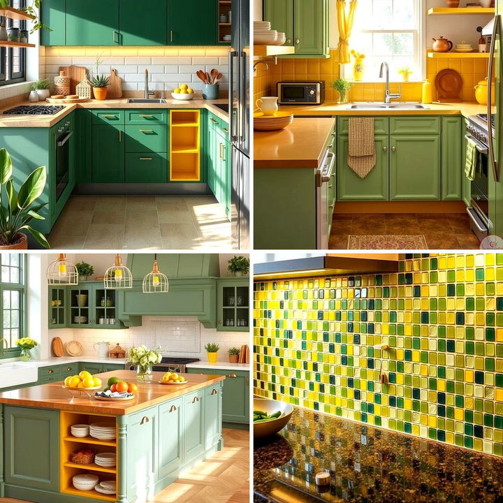 22 Green & Yellow Kitchen Ideas for Fresh, Energizing Spaces - Lost At ...