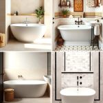 22 Half-wall Tile Bathroom Ideas for a Sleek Look