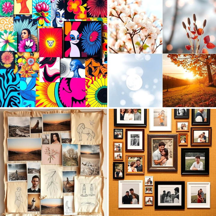 Wall Collage Graphics 22 Inspiring Wall Collage Ideas for Personalized Displays - Lost At E Minor