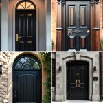 22 Inviting Black Front Door Ideas for Curb Appeal Boost