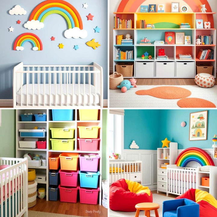22 Joyful Rainbow Nursery Ideas to Stimulate Creativity - Lost At E Minor