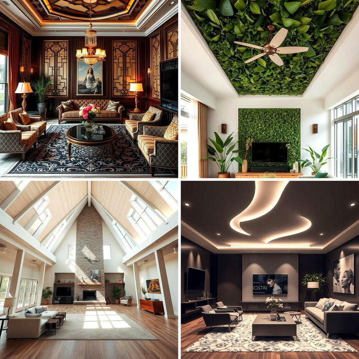 22 Living Room Ceiling Ideas to Elevate Your Interior - Lost At E Minor