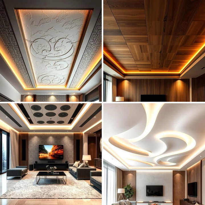 22 Living Room False Ceiling Design Ideas for Modern Homes - Lost At E ...